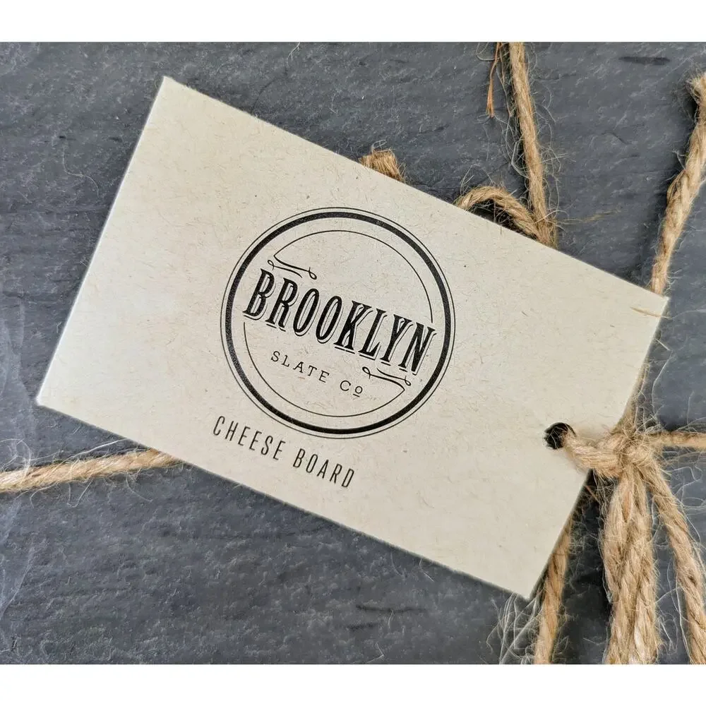 NEW Brooklyn Slate Co. Charcuterie Cheese Board Rustic Stone Gray USA 12